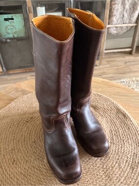 Vintage Frye Campus Deep Brown Leather